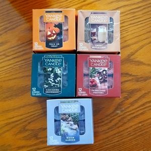 Yankee Candle tealight- 5 packages of 12 each - NEW